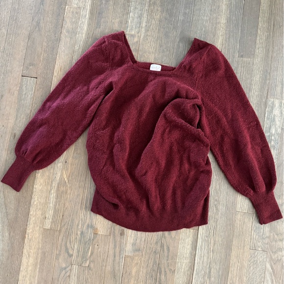 Isabel Maternity by Ingrid & Isabel Burgundy Sweater size Medium - Picture 10 of 12